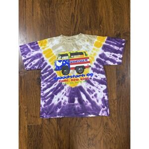 Vintage Woodstock 99 Tie Dye T-Shirt XL‎ PolyGram 30 Years Peace Music Van Tee